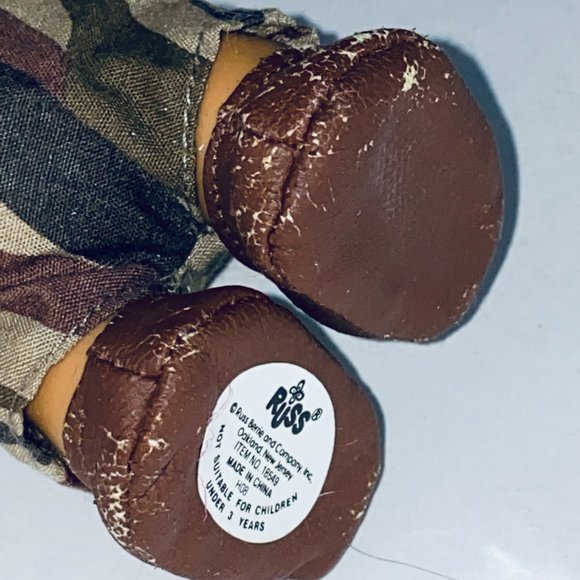 Russ Troll Doll18549 Military Camouflage Outfit Toy Figure Orange Hair Camo - Picture 7 of 7